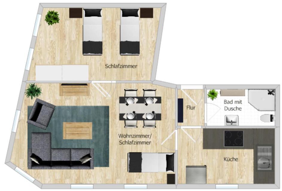 Apartamento Zentral Und Ruhig In Auerbach Auerbach  Exterior foto
